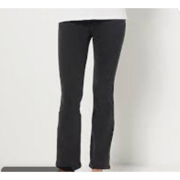 ANN TAYLOR LOFT Charcoal Shaping Bootcut Ponte Pants Size S - Picture 1 of 6